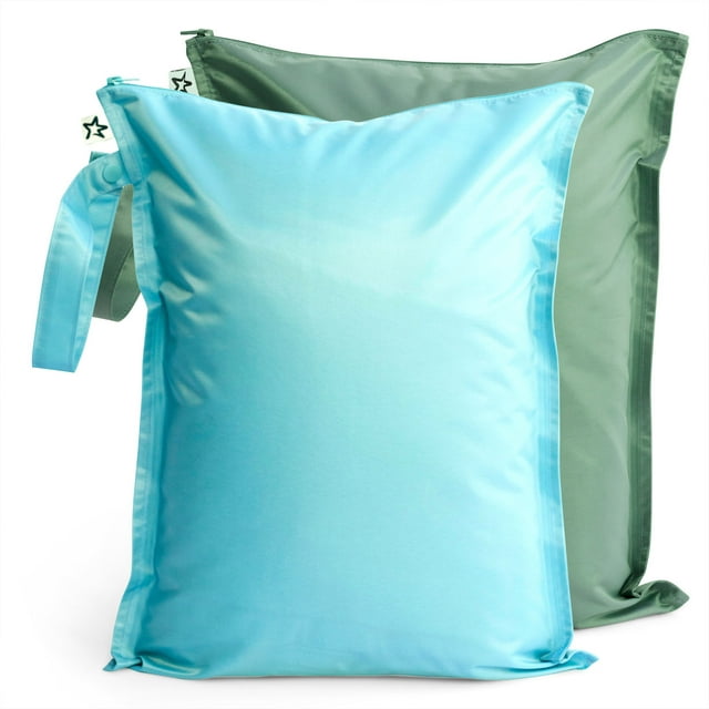 Tiny Twinkle - Sac Humide, Lot de 2 - Ardoise/olive