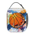 thumbnail image 3 of Lonchera Aislante PTPLMM con Diseño de Baloncesto para Niños, 3 of 9