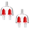 thumbnail image 1 of 6pcs Aquarium Plastic One Way Check Valves Non-Return, Air Pump Accessories for Fish Tank Airline Tubing, 1 of 5