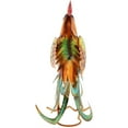 thumbnail image 6 of Sunnydaze 16" Romeo the Rooster Iron Outdoor Statue, 6 of 8