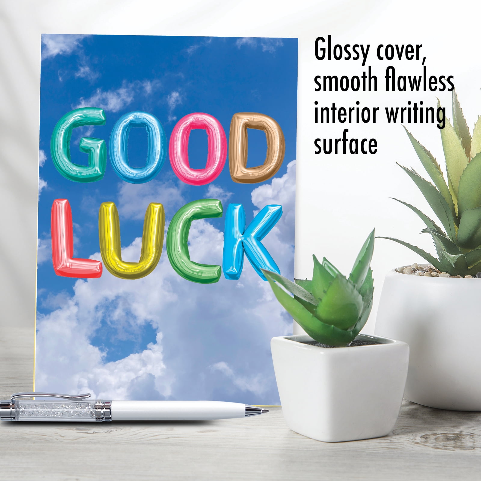 1 Good Luck Card with Envelope - (Not 3D or Layered) C5651SGLG