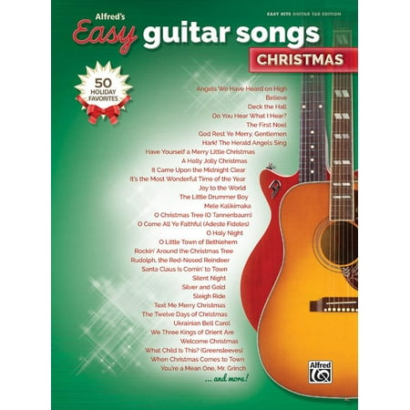 Christmas Song Books Alfred's Easy Guitar Songs -- Christmas: 50 Christmas Favorites (Paperback) ()