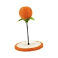 thumbnail image 5 of Cat Scratch Pad Playing Exercise Cat Spring Toy Cat Scratcher Toy with Ball Orange, 5 of 10