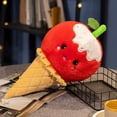 thumbnail image 2 of Muñeca de peluche con dibujos animados, helado, cono de fruta, 40 cm, 2 of 2