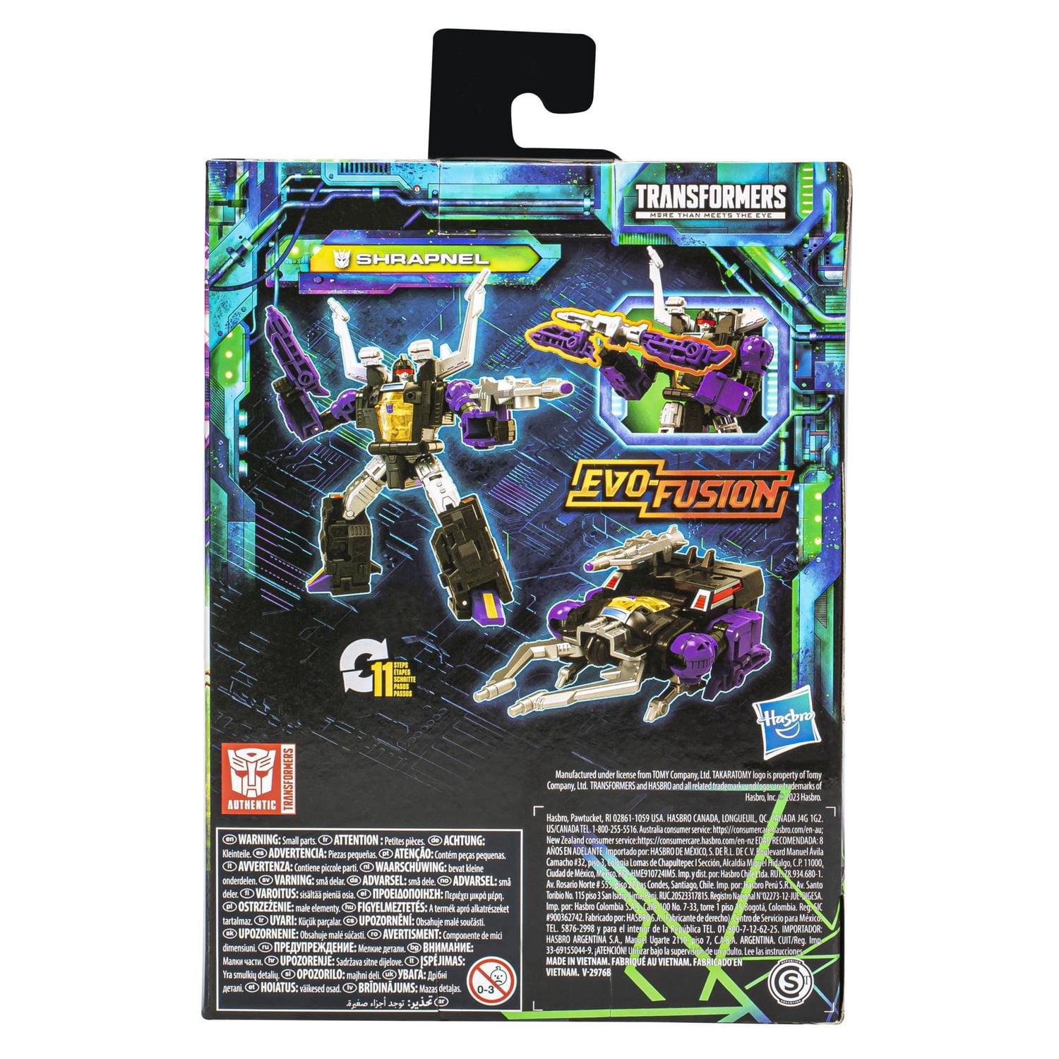 Transformers Generations Legacy Evolution, figurine Shrapnel classe Deluxe de 14 cm, pour filles et garçons, à partir de 8 ans