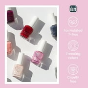 Duri Nail Polish, 110S Lilac Dream, Glossy, Pastel Pink, Full Coverage, 0.45 Fl Oz