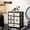 4-layer - Tall Bottle Style with Category Storage 11.42*9.84in, variant on 3-4 Tier Storage Box with Drawers & Red Handles – Plastic Cosmetics Organizer for Vanities, Wardrobes & Bathroom Countertops – Stackable Desktop Organizer for Skincare, Perfume & Toiletries