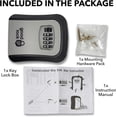 thumbnail image 5 of Good Lock Portable Key Storage Box - Lightweight & Durable Plastic Combination Lockbox - 4-Digit Code Security Lockbox for House Keys, Realtors, Airbnb & Contractors - Gray/Black-2, 5 of 7