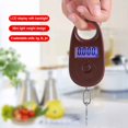 thumbnail image 3 of 25kg*5g Mini Digital Scale Electronic Hanging Luggage Scale Accurate Fishing Pocket Weighing Scale LCD Display, 3 of 9