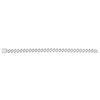 8.25 in. 14K White Gold Modern Lite Miami Cuban Chain with Box & Both Side Push Clasp