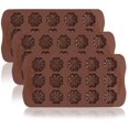 thumbnail image 2 of Moldes para Caramelos de Chocolate oso de fresa 3 Trébol de Cuatro Hojas Silicona Reutilizables 15 Cavidades, 2 of 6