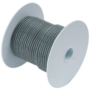 Ancor 182403 Grey 16 AWG Tinned Copper Wire - 25 ft.