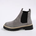 thumbnail image 6 of Winter Boots for Women, Snow Boots Warm Fur Lined Comfortable Ankle Waterproof Anti Slip Chelsea Boot (Gray,39), 6 of 9