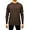 Brown, variant on Access Men's Heavyweight Long Sleeve Thermal Crew Neck Top (Black, Small)