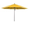 thumbnail image 1 of California Umbrella Venture 11' Bronze Market Umbrella in Yellow, 1 of 5