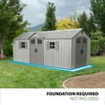 Lifetime 20 ft. x 8 ft. Outdoor Storage Shed, Light Brown (60351