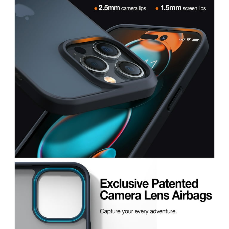 Torras iPhone 14 Pro Max Phone Case, Guardian Series, Black, 1