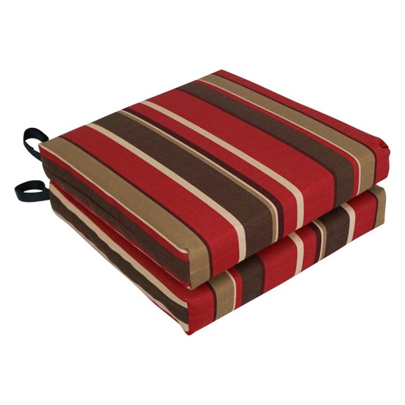 Blazing Needles 16-inch Outdoor Cushion, Montserrat Sangria