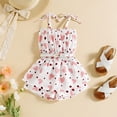 thumbnail image 3 of Ketyyh-chn99 Rompers Girls Bodysuit Bay Baby Girl Clothes Cotton Linen Rompers Solid Ruffle Jumpsuits Infant Baby Clothes Girl Pink,3-4 Years, 3 of 5