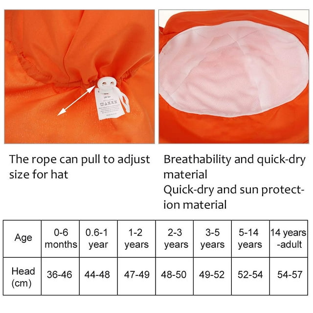 Été Extérieur Protection Solaire Plage Chapeau Protection Solaire Plage Bébé Respirant Mesh Respirant Mesh Cap Enfants Mignon Visière Cap pour Sortir Enfants