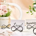thumbnail image 5 of 10pcs Iron Place Card Holder for Home Birthday Party Wedding Decorations Electrophoresis Black 64~74x57.5x27mm, 5 of 9