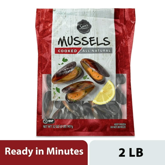 Sam's Choice Frozen Mussels, 2 lb