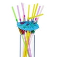 thumbnail image 5 of HONHUZH 100pcs Umbrella Disposable Bendy Drinking Straws For Luau Hawaii Party, 5 of 9
