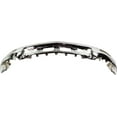 thumbnail image 2 of Bumper Compatible with CHEVROLET SILVERADO 1500 2014-2015 Chrome with Impact Bar Skid Plate with PAS and Fog Light Holes, 2 of 5