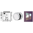 thumbnail image 2 of CRL EG14CH Chrome Edge Grip for 1/4" Material, 2 of 5