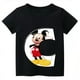 thumbnail image 4 of Camiseta de algodón con combinación de letras y nombre personalizada para niños, camiseta de manga corta con fuente ABCDEF de Disney Mickey Mouse, 4 of 5