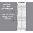 thumbnail image 4 of LV Replacement for Cutler Hammer Eaton Electrical Circuit Breaker Fuse Panel Directory Labels Stickers CKTDIR (60 Circuits 1 Pcs), 4 of 5