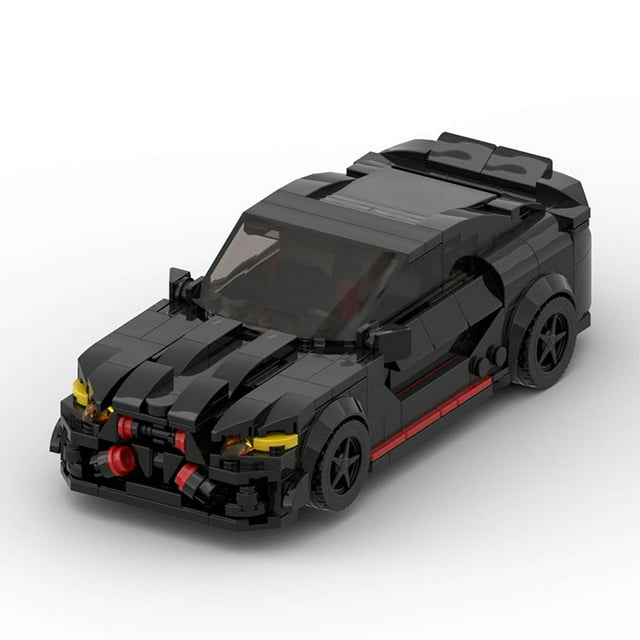 MOC BMW M4 CSL coche de carreras - 377pcs bloques de construcción serie de velocidad, creativo ladrillos juguete para la exhibición, cuento de historias y edición especial de regalo