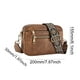 thumbnail image 2 of Bolso de hombro de PU para mujer bolsos cruzados de moda bolso cuadrado pequeño con correa ajustable, 2 of 9