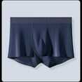 thumbnail image 4 of Riecok Briefs for Men Mid-Rise Stretch Breathable Covered Waistband Boxer Briefs Navy XXL, 4 of 8