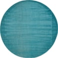 thumbnail image 1 of Unique Loom Tapis Vibrant Soli Williamsburg 5' x 5' Ronde Turquoise, 1 of 1