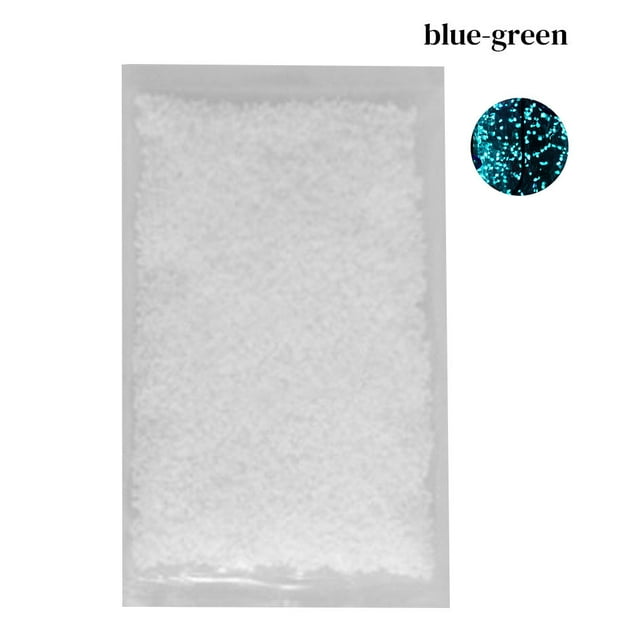 Fluorescent Sand Wish Bottle DIY Luminous Powder Resin sand glow Particle Glow In The Dark Sand, Blue Green