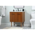 thumbnail image 4 of 30 inch single bathroom vanity in teak, 4 of 5