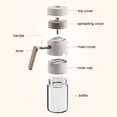 thumbnail image 5 of 180ml Glass Seasoning Jar with Measuring Dispensing Lid, Kitchen Spice Shaker and Pour Bottle with Airtight Seal, Refillable Condiment Container for Salt, Sugar, Pepper and Seasonings, 5 of 5