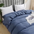 thumbnail image 7 of Washed Cotton Quilt Cover Soft Bedding Duvet Cover Breathable Bed Cover for Dorm Bedroom Guest Room Bedding Set Comfortable Sleep Home Bedding Decor Fade Resistant Easy Care Lightweight Cover, 7 of 7