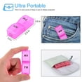 thumbnail image 4 of 30 Day Pill Organizer 2 Times a Day Monthly Pill Case, BPA Free one Month Pill Box AM PM, Small Compartments to Hold Vitamins, Cod Liver Oil, Fish Oil, Supplements and Medication (8 Pack), 4 of 8