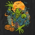 thumbnail image 2 of Men's Lost Gods Halloween Zombie Scene Graphic Tee Black 3X Large, 2 of 5