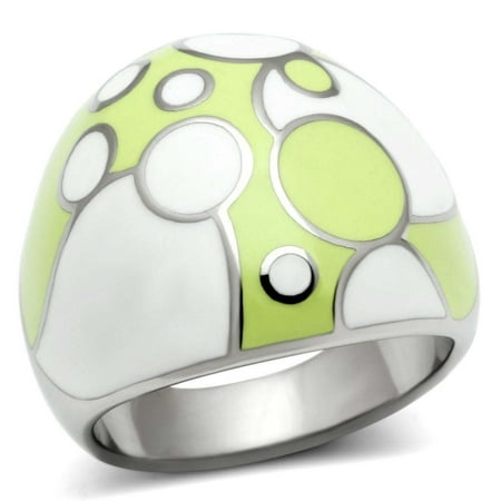 

Autoster TK511 - High polished (no plating) Stainless Steel Ring with Epoxy in Multi Color - 9