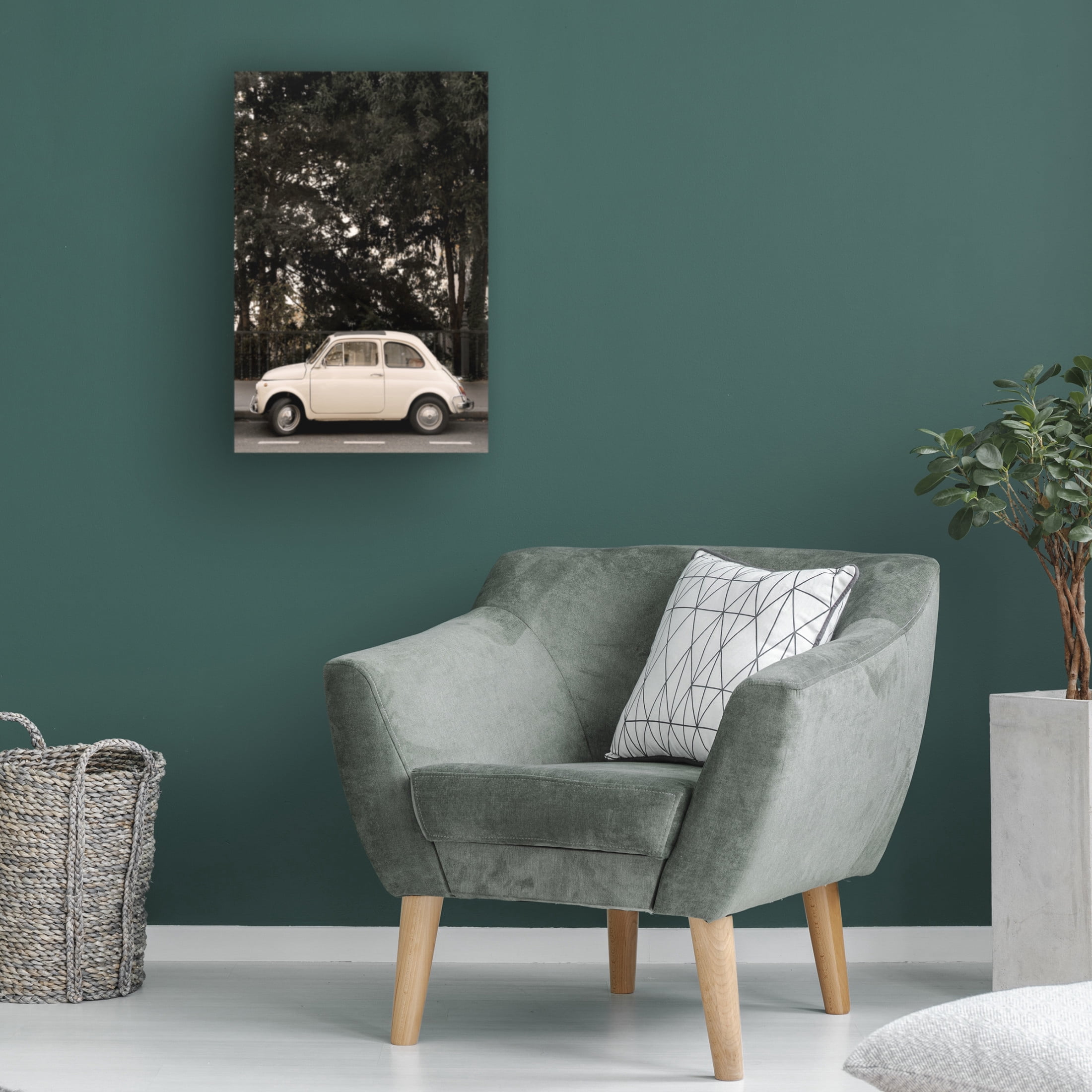 Trademark Fine Art Pictufy Studio Little Car In Paris Canvas Wall Art