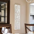 thumbnail image 2 of household essentials large framed decorative scroll wall mirror, white, 2 of 3