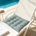 thumbnail image 5 of Plaid Thickened Chair Cushion, Washable Checkered Seat Pad for Dining Chair, Kitchen, Home Office, Bench and Everyday Indoor Seating, 5 of 6