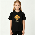thumbnail image 2 of Shine Bright Sunflowers Girls Graphic Tee, Cute Retro Gift 100% Cotton Kids Short Sleeve T-Shirt 4-13Y, 2 of 5