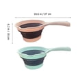 thumbnail image 3 of 2 Pcs Folding Water Scoop Big Bottle Spoon Soup Ladle Portable Plastic Baby Fitness, 3 of 6