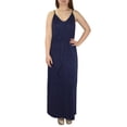thumbnail image 4 of Women Vintage Cocktail Party Maxi Dress Spaghetti Strap Boho Dress, 4 of 10