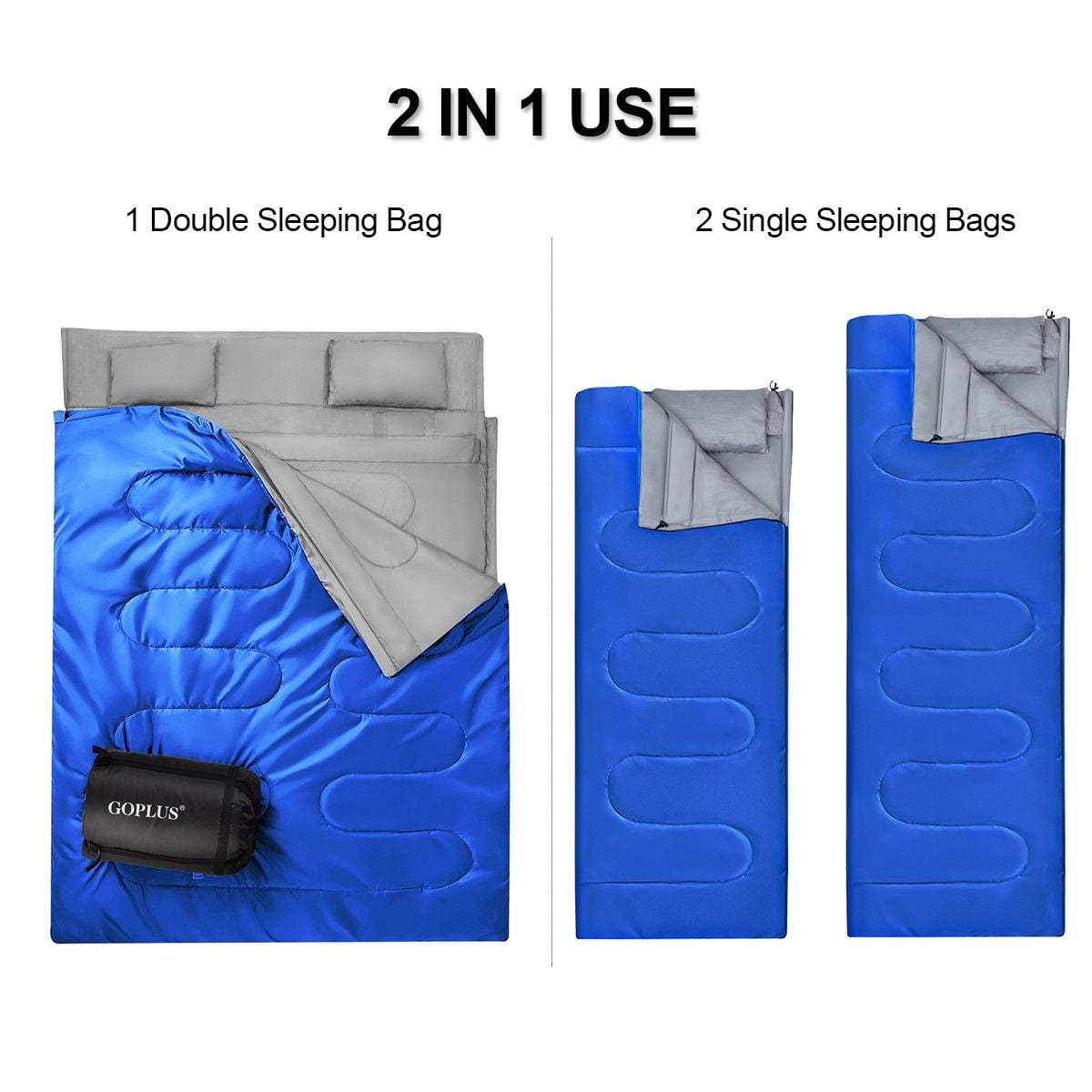 Double sleeping bag clearance walmart