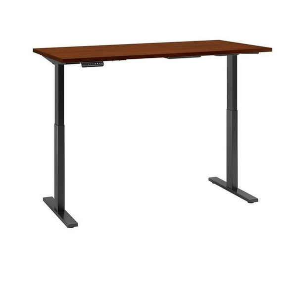 Scranton & Co Furniture 72W x 30D Height Adjustable Desk in Cherry